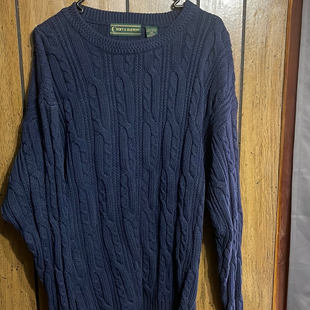Womens Croft & Barrow Classic Cable-Knit Crewneck Sweater
